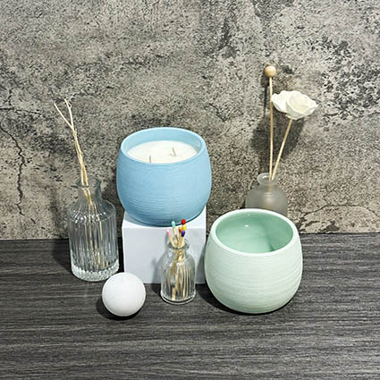 Ceramic Christmas Candle